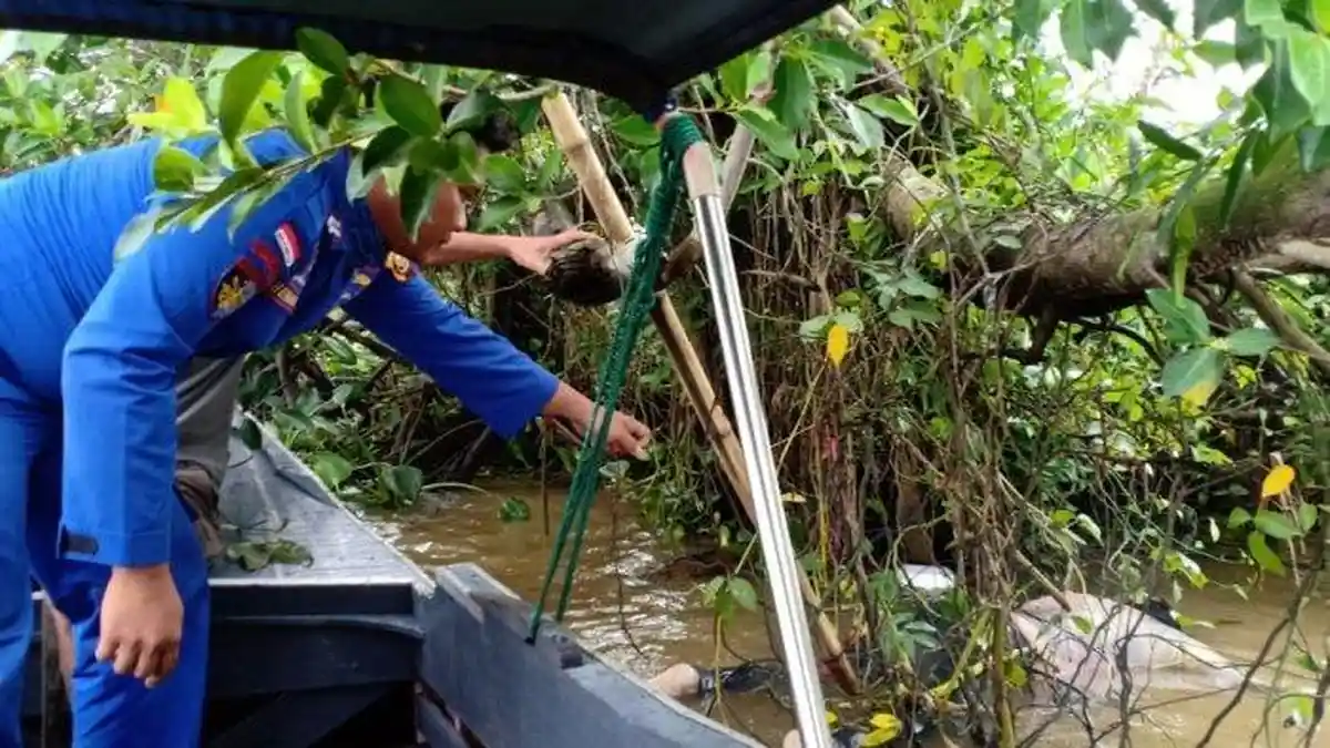 Ebit, Pelaku Pembunuh Istri Ditemukan Tewas di Sungai Musi