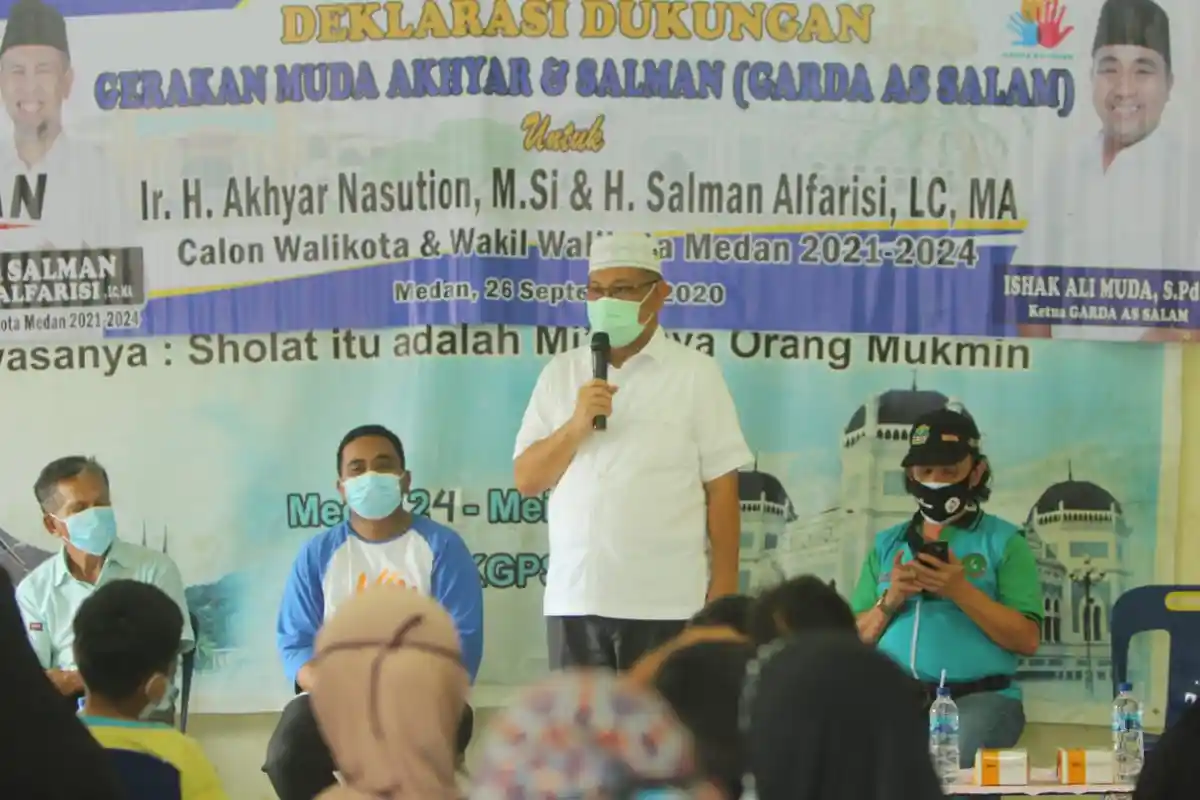 AKHYAR - Kampanye Hari Pertama, AMAN Terima Dukungan Relawan Garda As Salam