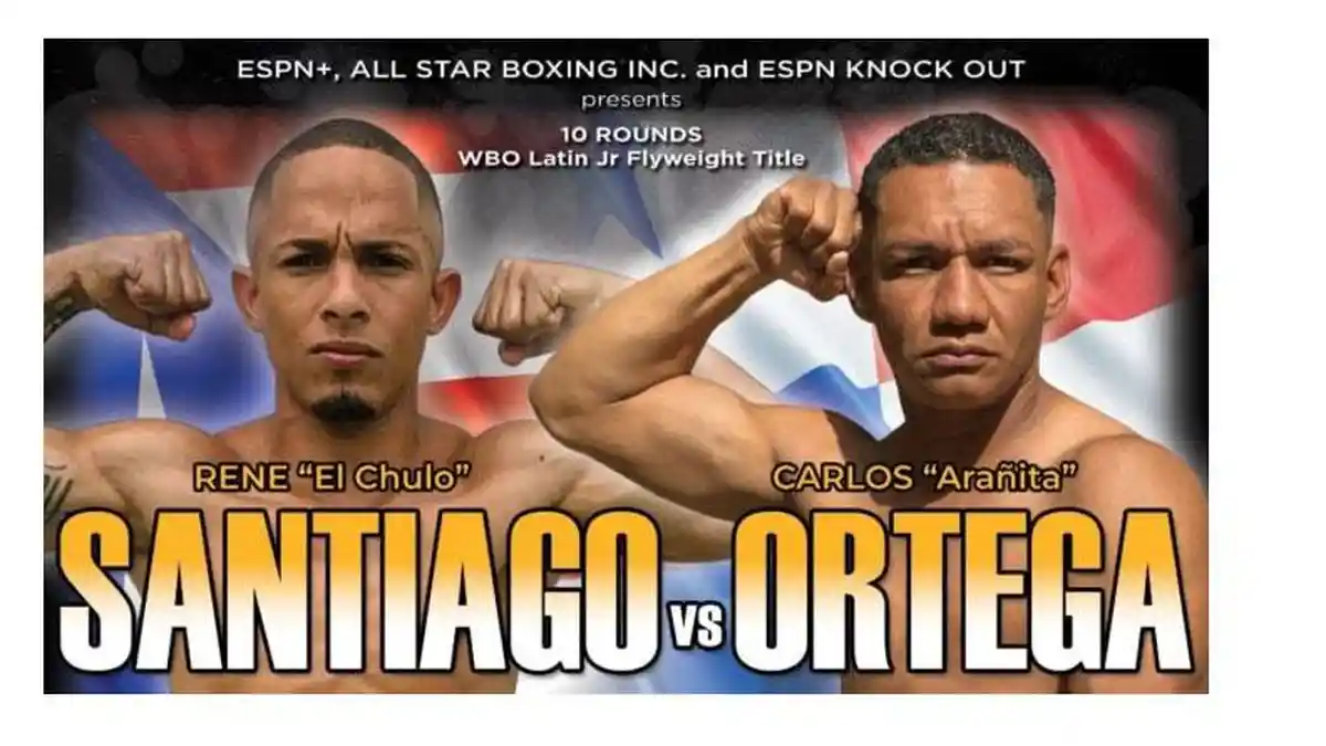 Jadwal Tinju Dunia, Rene Santiago vs Carlos Ortega Siap Bertarung Habis-Habisan
