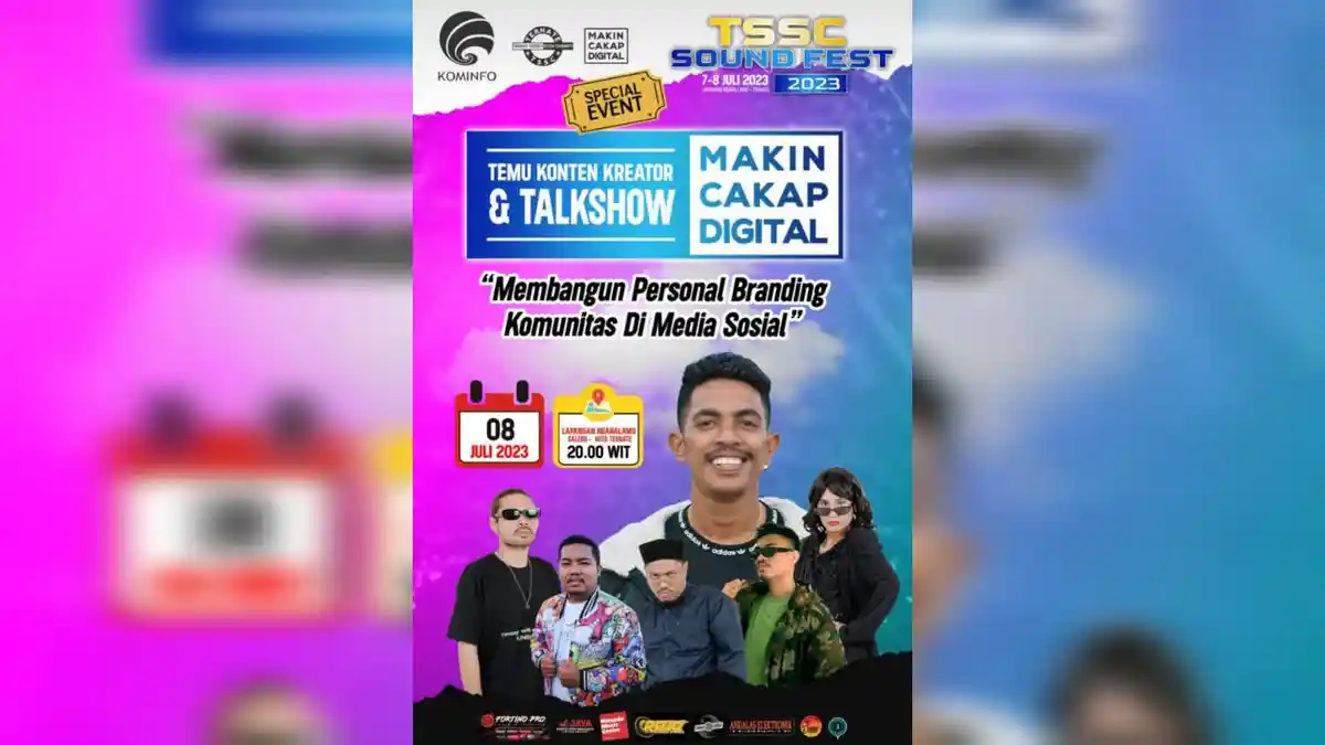 Ikuti Talkshow yang Bakal Bangun Personal Branding Anda, Sabtu Nanti di Lapangan Ngara Lamo-Ternate