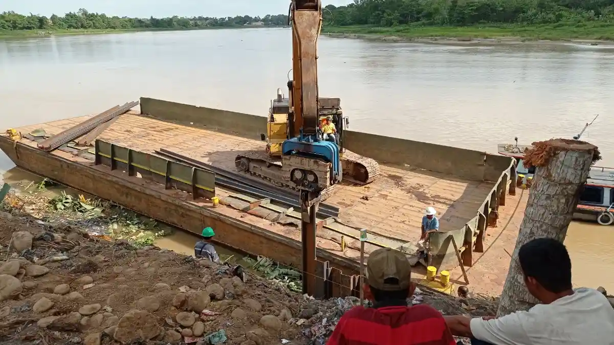 Proyek Tembok Penahan Tebing Sungai Ogan Dituding Langgar 2 Aturan, Ini Jawaban PPK