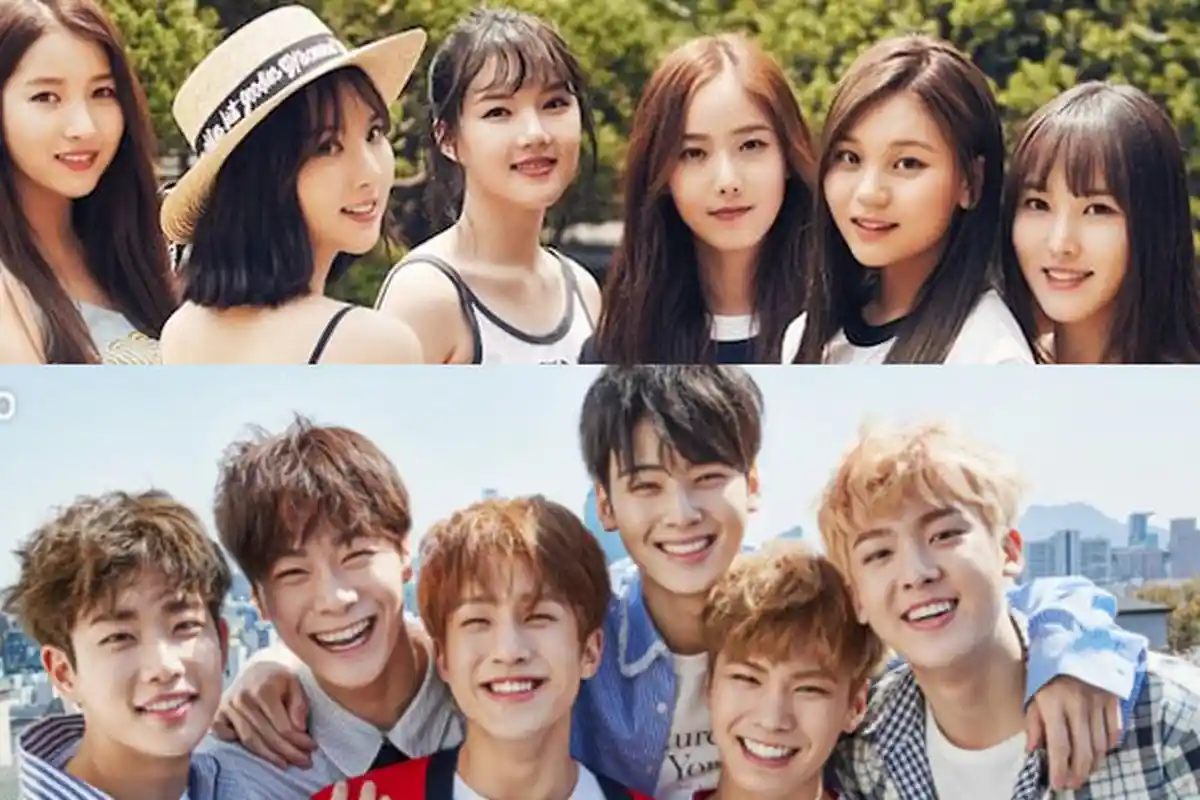 Bakal Hadiri Music Bank Jakarta, Yuk Intip Gaya ASTRO, GFRIEND dan EXO Saat di Bandara Incheon