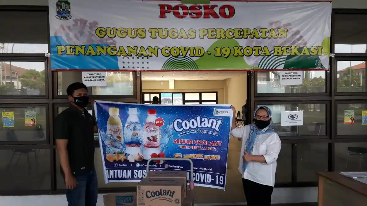 Coolant Memberikan Bantuan Bagi Masyarakat Menghadapi COVID-19