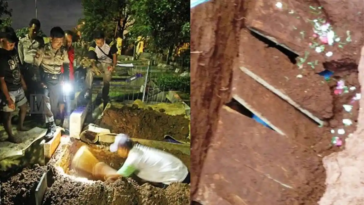 Mimpi Ayah Masih Hidup, Anak Minta Bongkar Makam Ayahnya, Baru Satu Meter Digali, Ini yang Terjadi