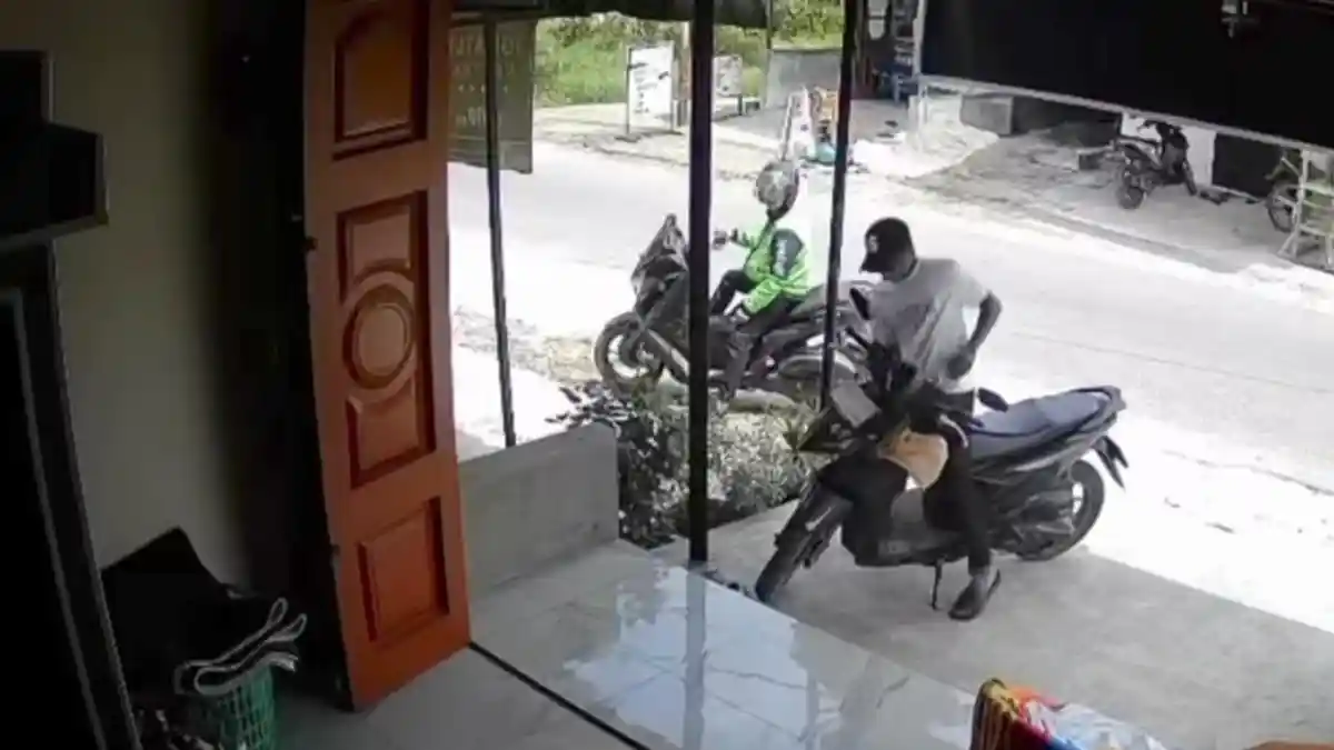 Aksi Curanmor Gagal di Medan Marelan, Pelaku Terjatuh Saat Karyawan Laundry Teriak