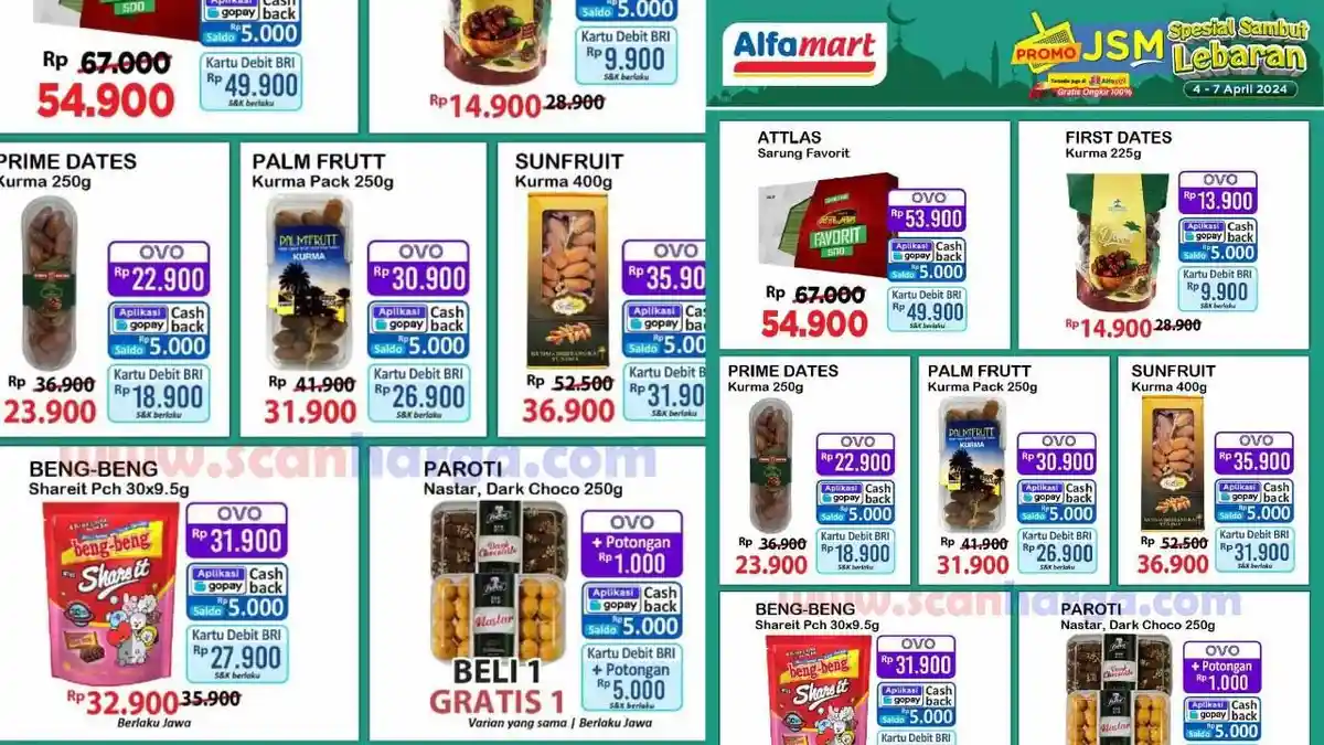 Diskon Lebaran! Cek Promo JSM Alfamart Besok 6 April 2024: Nastar dan Dark Choco Beli 1 Gratis 1