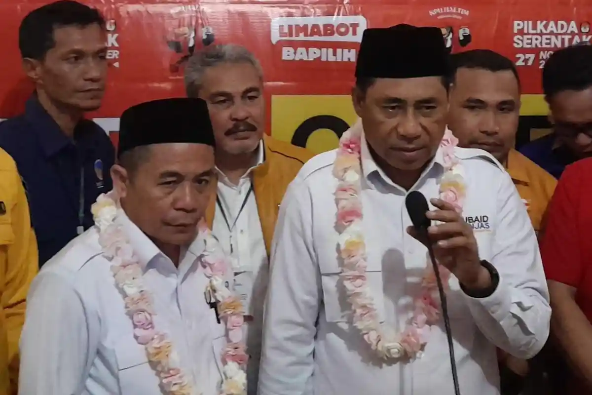 Cabup dan Cawabup Halmahera Timur Ubaid - Anjas Turut Berbelasungkawa Atas Meninggalnya Benny Laos