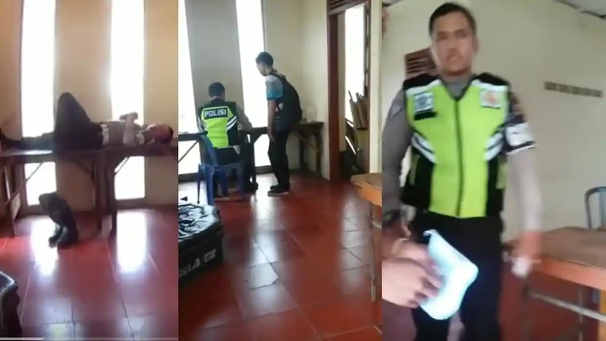 Viral usai Peras Pemotor yang Ibunya Sakit, Begini Nasib Polantas Bripka TA