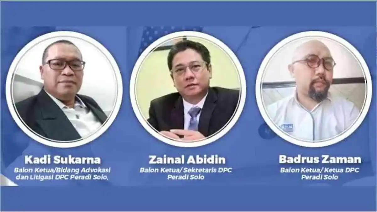 Raih 150 Suara, Zainal Abidin Jadi Ketua Peradi Solo 2021-2025