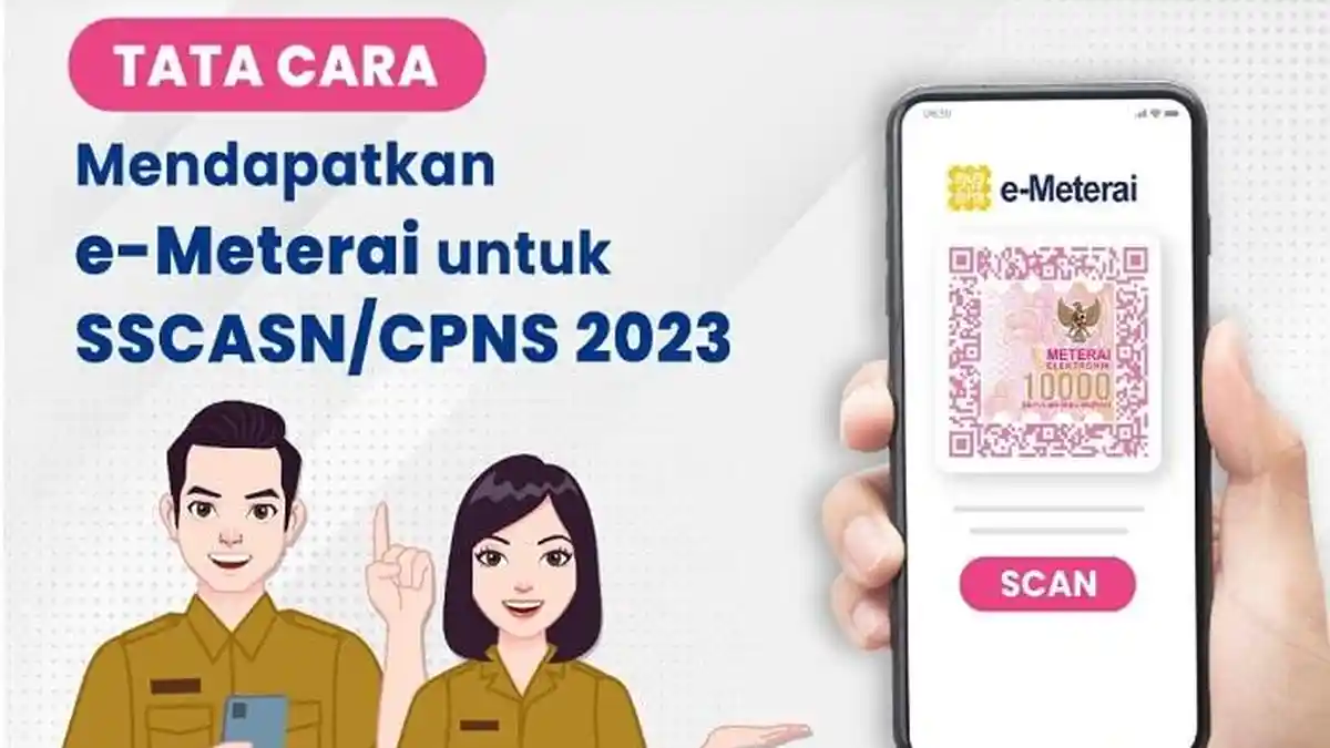 Cara Praktis Beli e-Meterai untuk Syarat Berkas Daftar CPNS dan PPPK 2023
