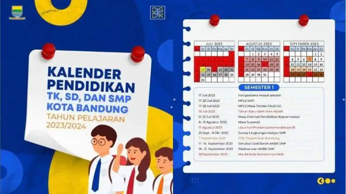 Kalender Pendidikan 2024, Jadwal Libur Sekolah Sesuai Libur Nasional dan Cuti Bersama Bulan Juni!