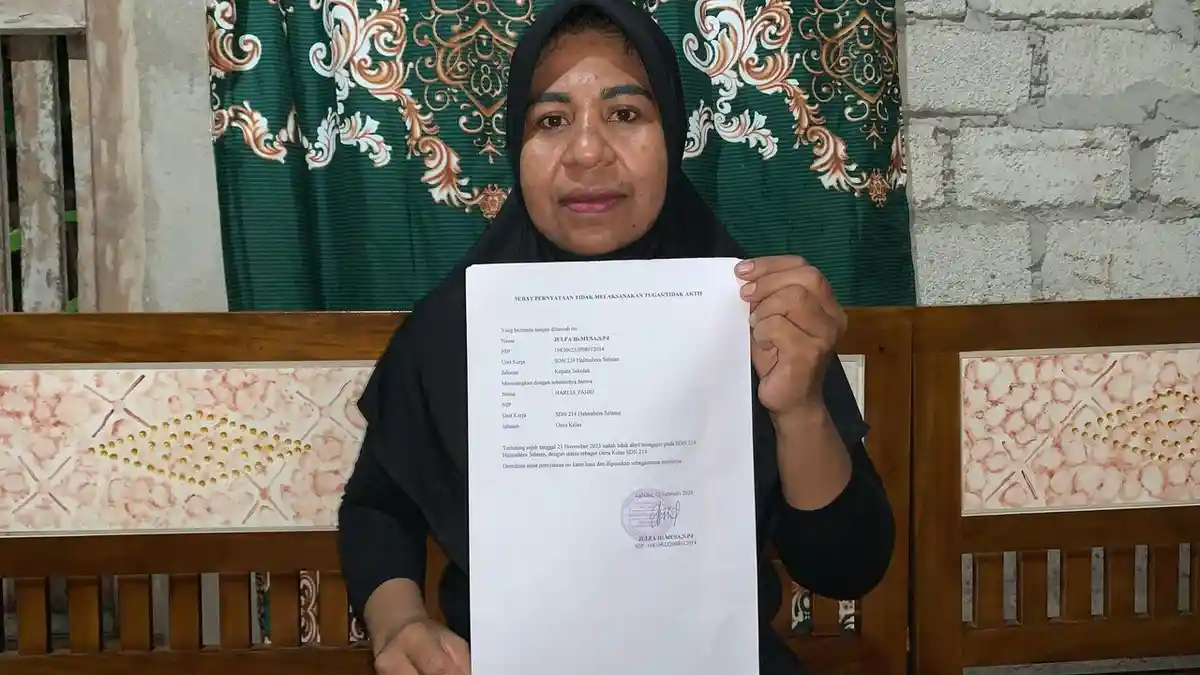 Tak Aktif Sekolah 4 Bulan, Kepsek SD Negeri 214 Halmahera Selatan Klarifikasi