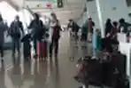 Suasana Para Penumpang di Bandara Soetta Jakarta
