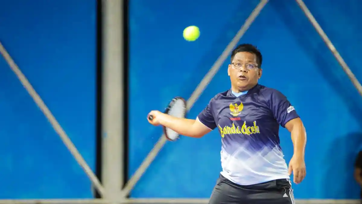 Hadapi Persaingan Sengit di Tenis Koetaradja Cup 2022, Aminullah Matangkan Persiapan