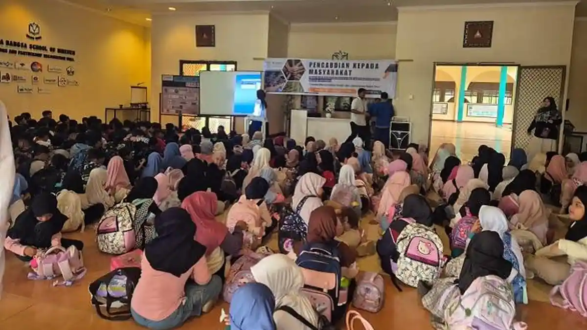 300 Murid SD Sukma Bangsa Bireuen Ikut Edukasi Banjir Bandang di ...