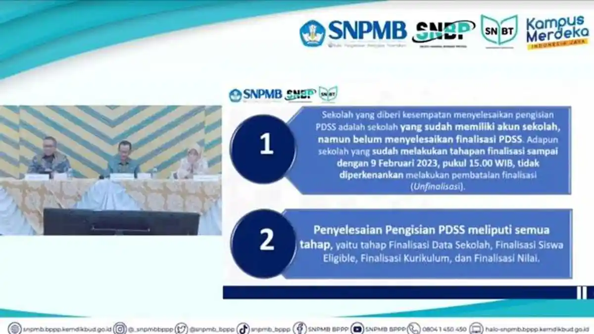 LTMPT Perpanjang Pengisian PDSS Bagi Sekolah yang Belum Finalisasi ...