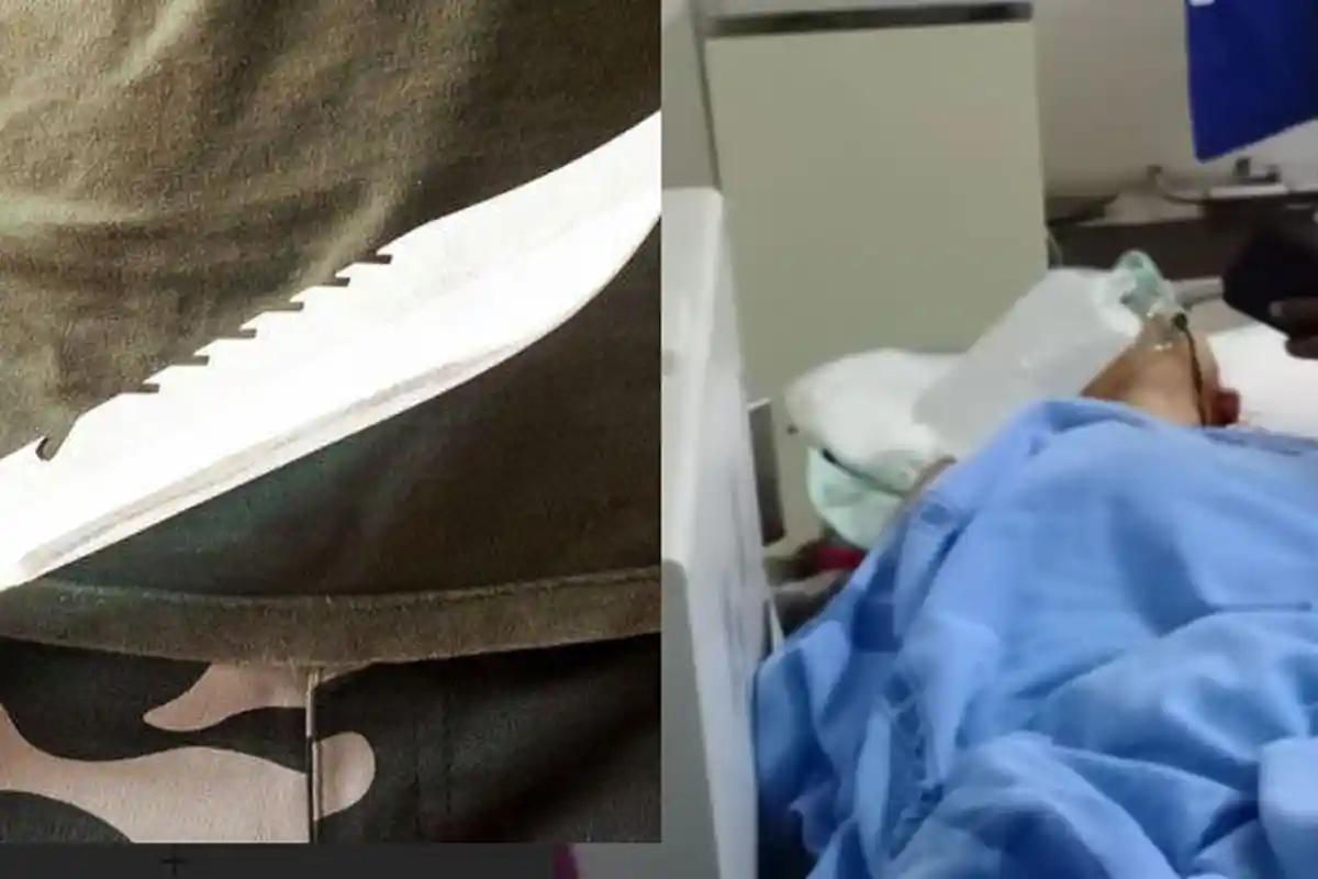 Remaja SMK Bersimbah Darah Dibacok Kawanan Pemuda, Awalnya Saling Ejek, Kini Berakhir di Rumah Sakit