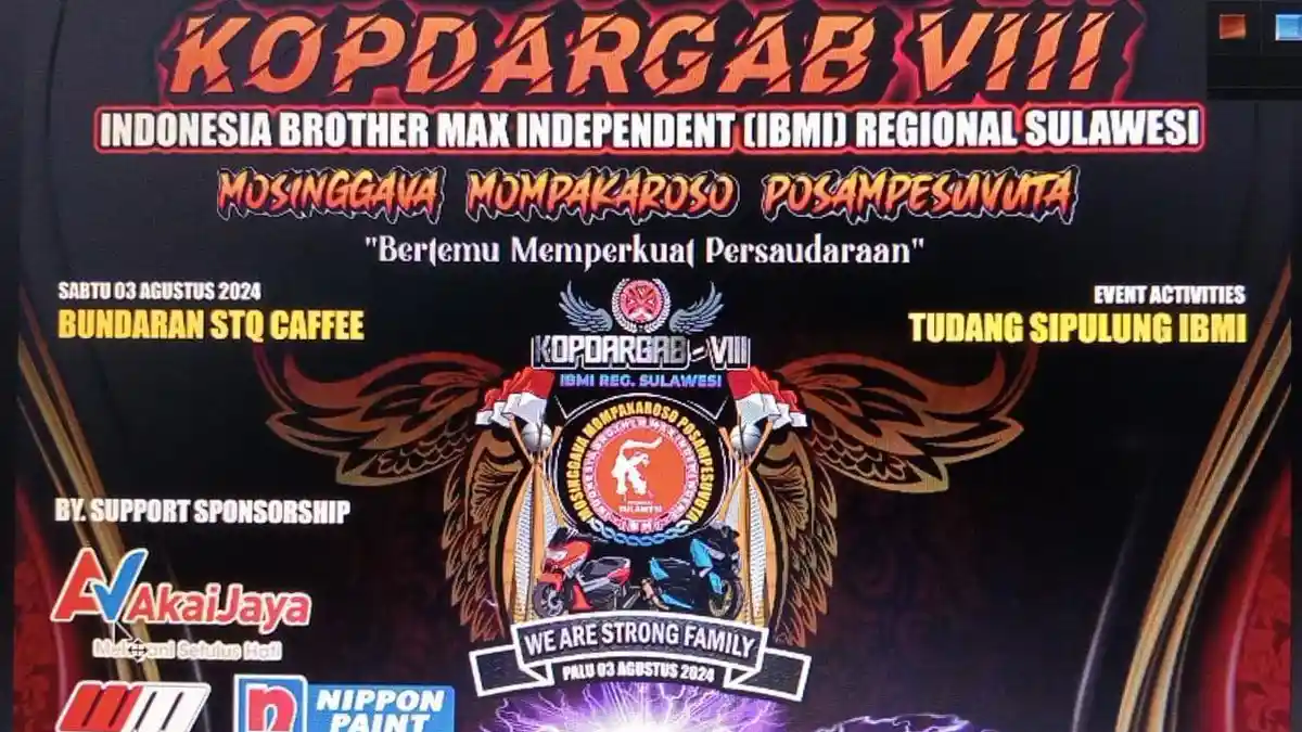 Indonesia Brother Max Independent Sulawesi Ngopi Bareng di Kota Palu, Cek Jadwal dan Agendanya
