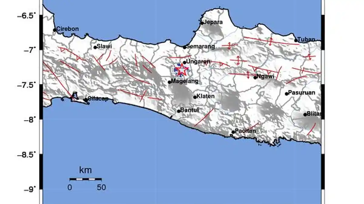 Fakta Gempa Salatiga dan Sekitarnya: Akibat Sesar Aktif Gunung, Tercatat Ada 22 Gempa Susulan