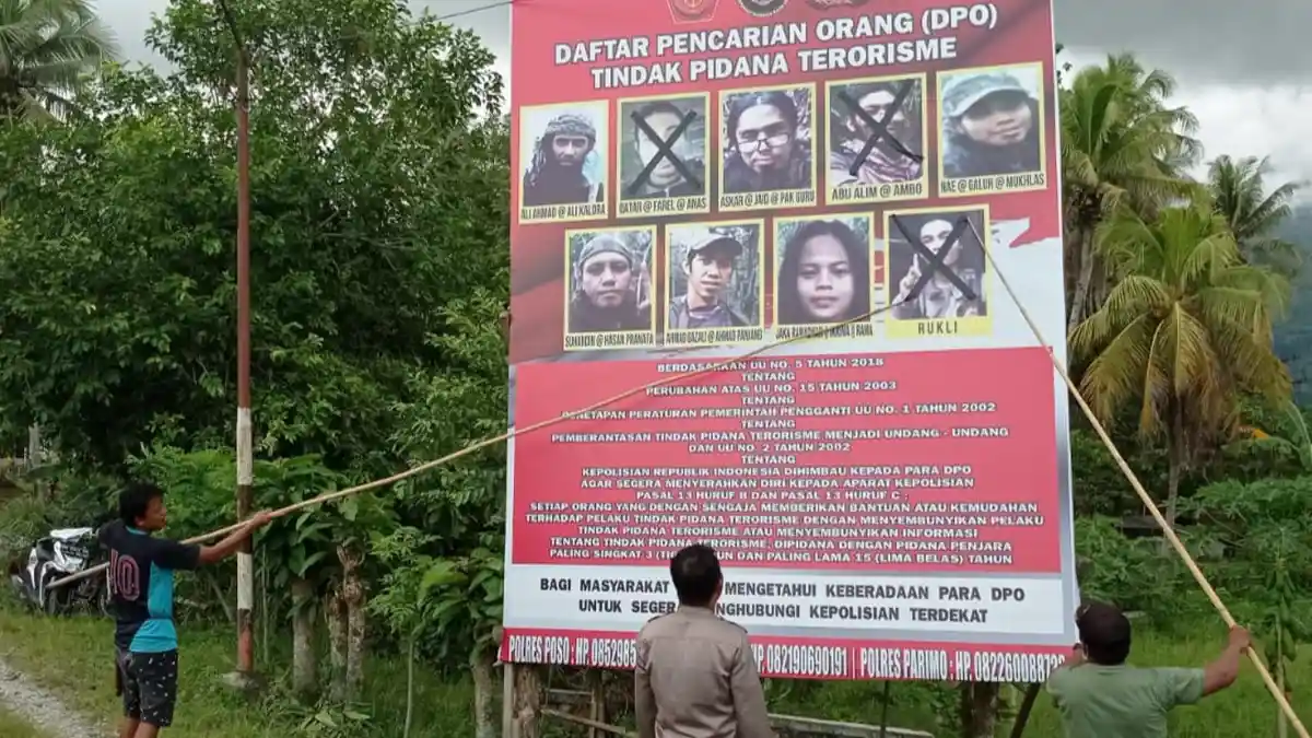 Ali Kalora dan 1 Teroris Poso Lainnya Tewas, Satgas Madago Raya Kejar 4 Anggota MIT Poso Tersisa