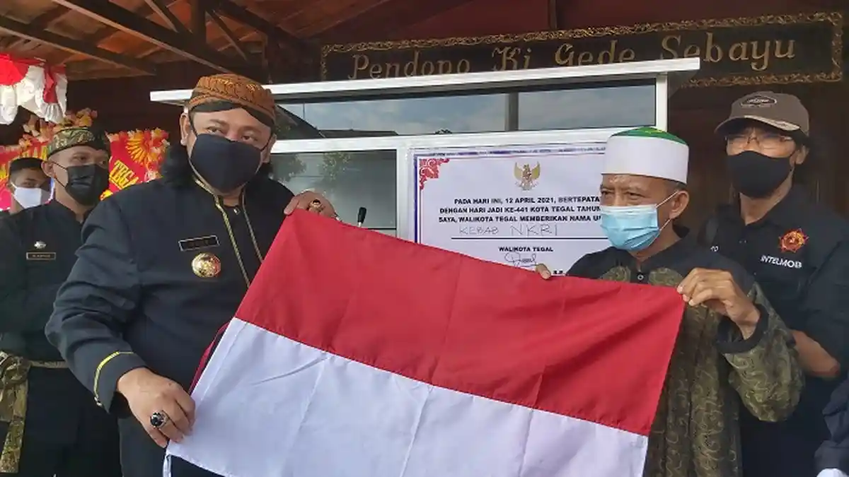Mantan Napiter Dapat Bantuan Usaha di Hari Jadi Kota Tegal, Siap Jualan Kebab NKRI