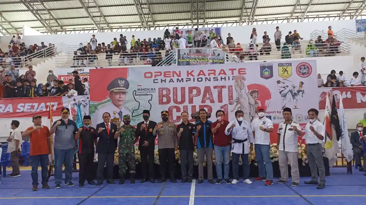 Open Karate Championship Bupati Cup I se-NTB Digelar di Lombok Tengah,