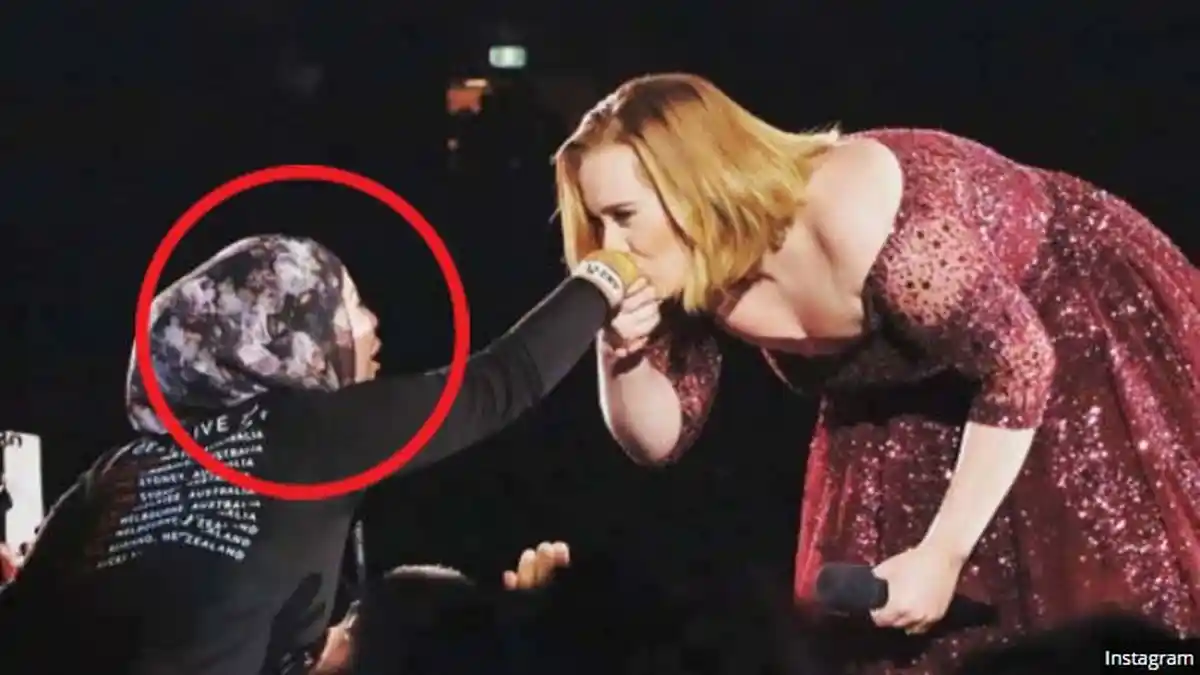 Tak Menyangka Kisahnya Jadi Viral, Inilah Sosok Wanita Berjilbab yang Tangannya Dicium Adele