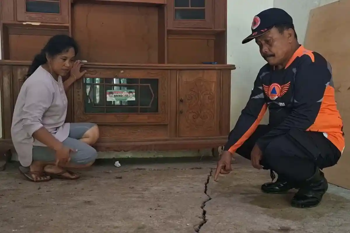 8 Rumah Warga Kabupaten Madiun Alami Tanah Retak, Kondisi Rawan Setelah Hujan Lebat