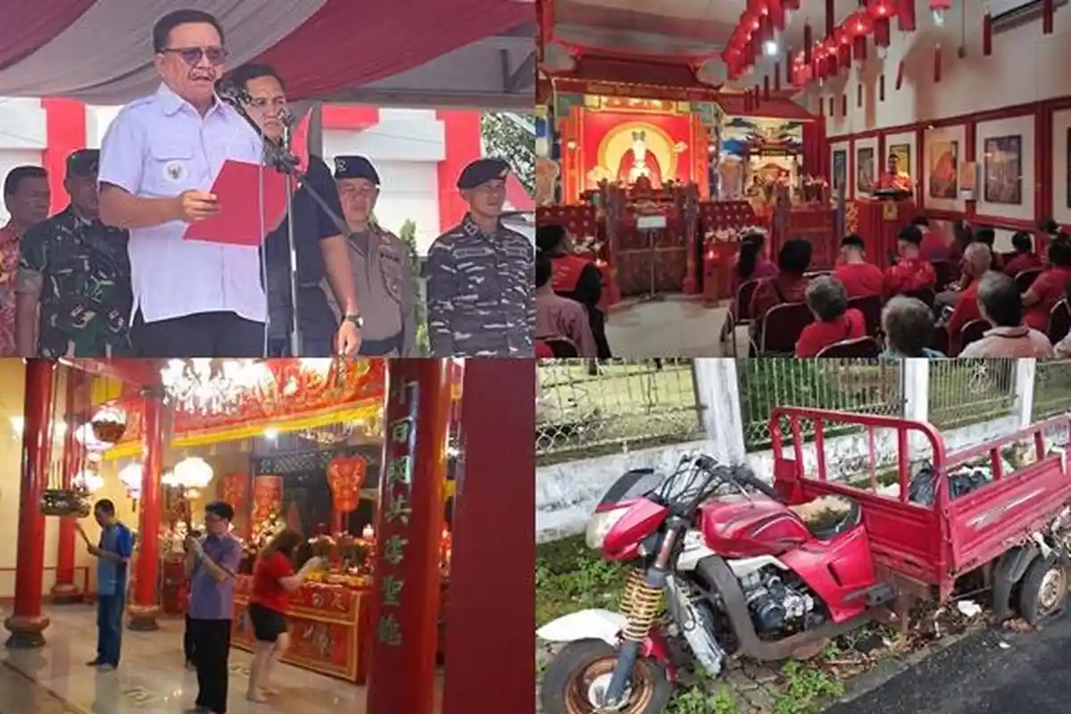 7 Berita Populer Sulut Jumat 9 Februari 2024: Suasana Imlek hingga Motor Pengangkut Sampah Rusak