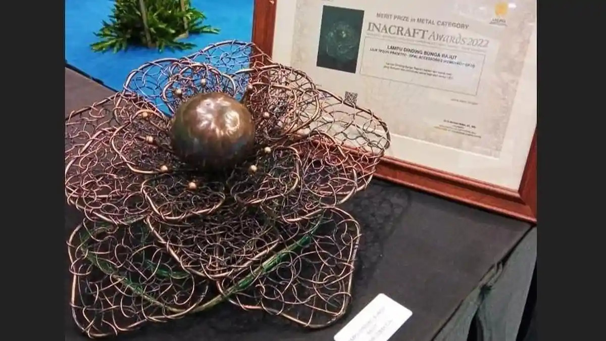 Kerajinan Limbah Logam Karya Warga Pati Sita Perhatian di Pameran Internasional, Diminati WNA