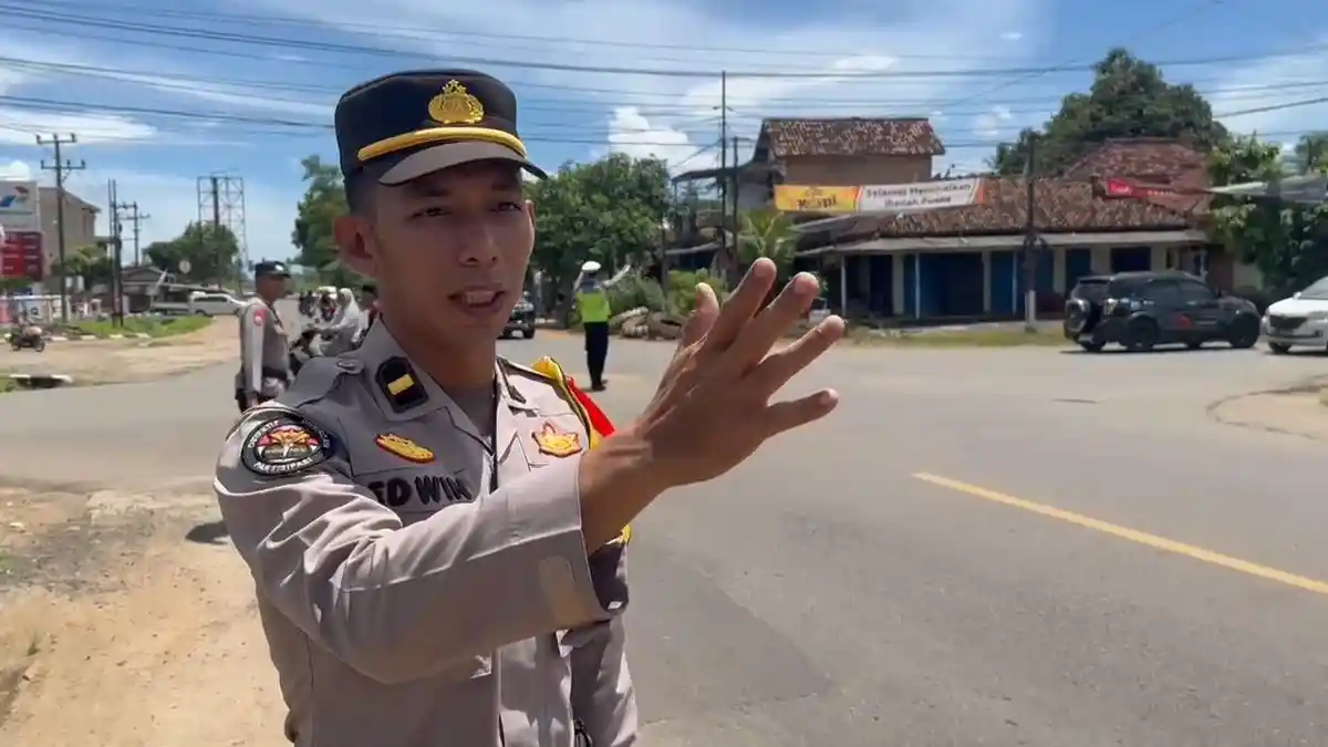 Polisi Siagakan Personel di Titik Rawan Selama Arus Balik di Lampung Timur