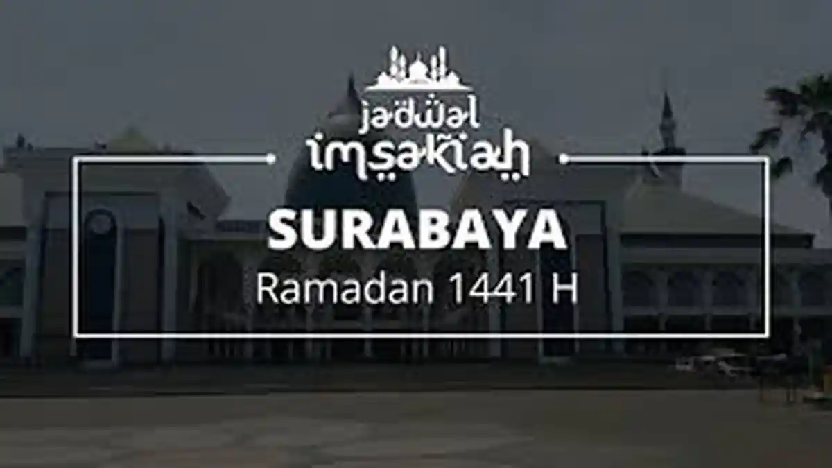 Jadwal Imsak Ramadhan 2020 Surabaya Jumat 24 April 2020