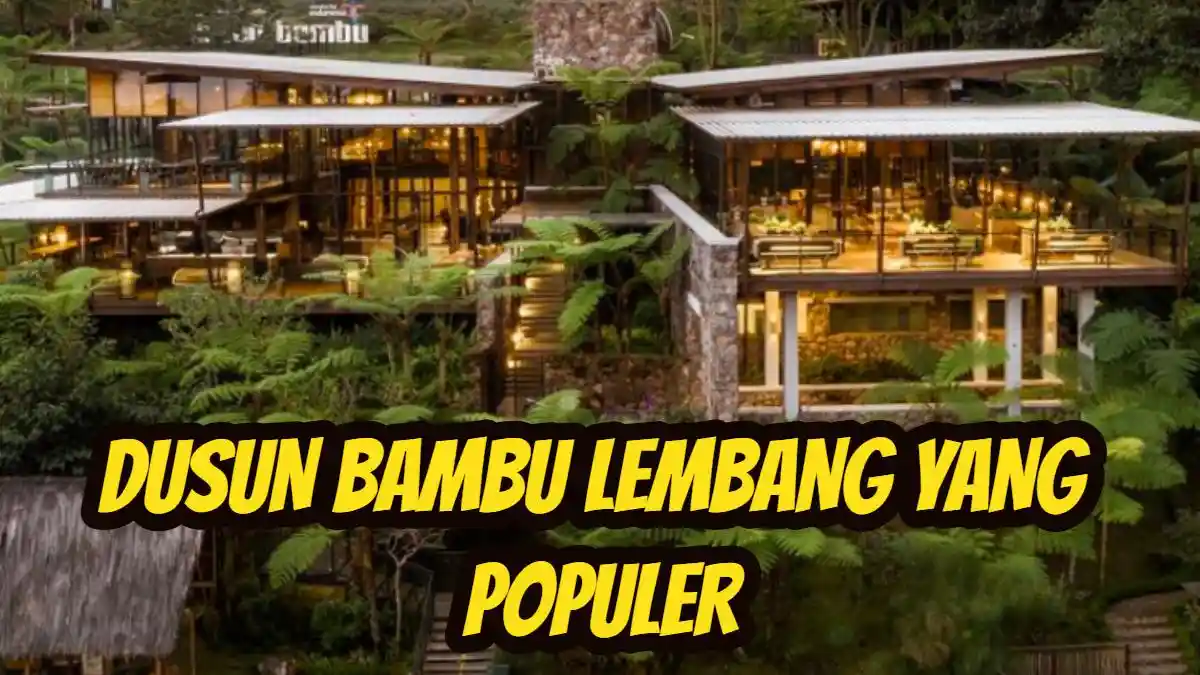 Cuma 30 KM dari Kota Bandung, Ini Dusun Bambu dengan Berbagai Wahana, Pas Buat Libur Lebaran 2025