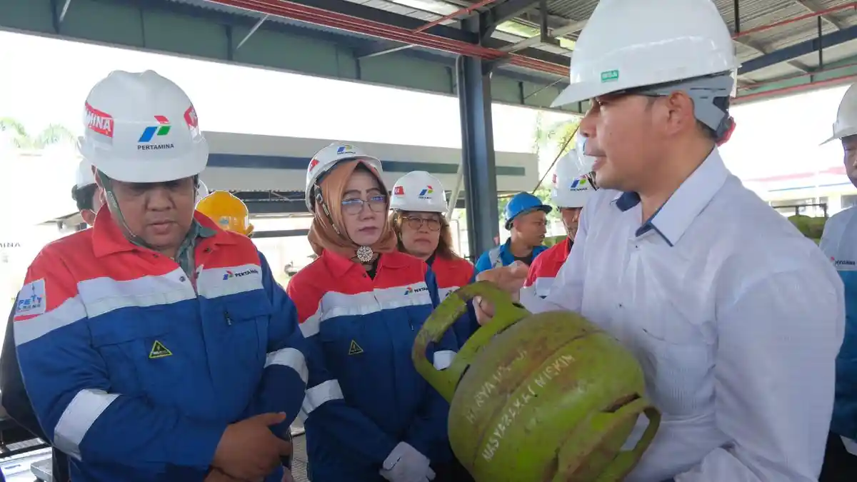 Uji Berat Tabung LPG 3 Kg, Pertamina dan Pemprov Sumut Sidak SPBE