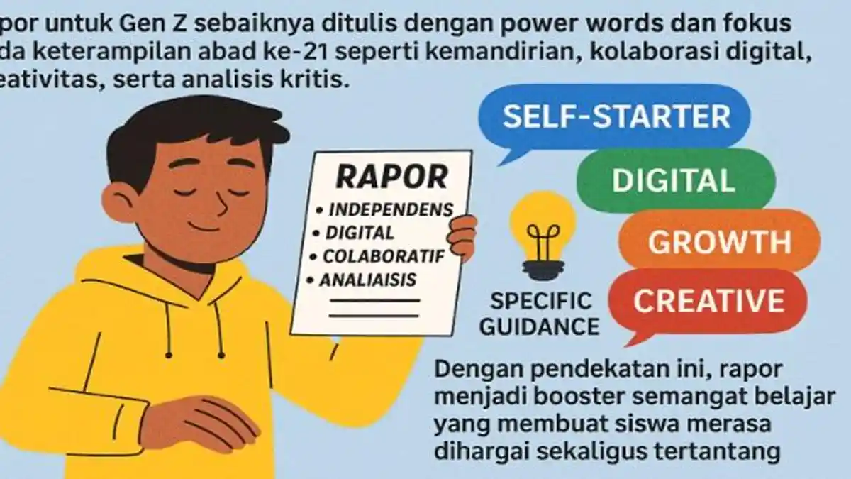 10 Contoh Catatan Rapor Powerfull, Bikin Siswa Gen Z Termotivasi Rajin ...