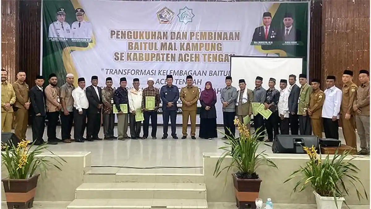 Pemkab Aceh Tengah Bentuk 295 Baitul Mal Ditingkat Kampung, 529 Pengurus Dikukuhkan