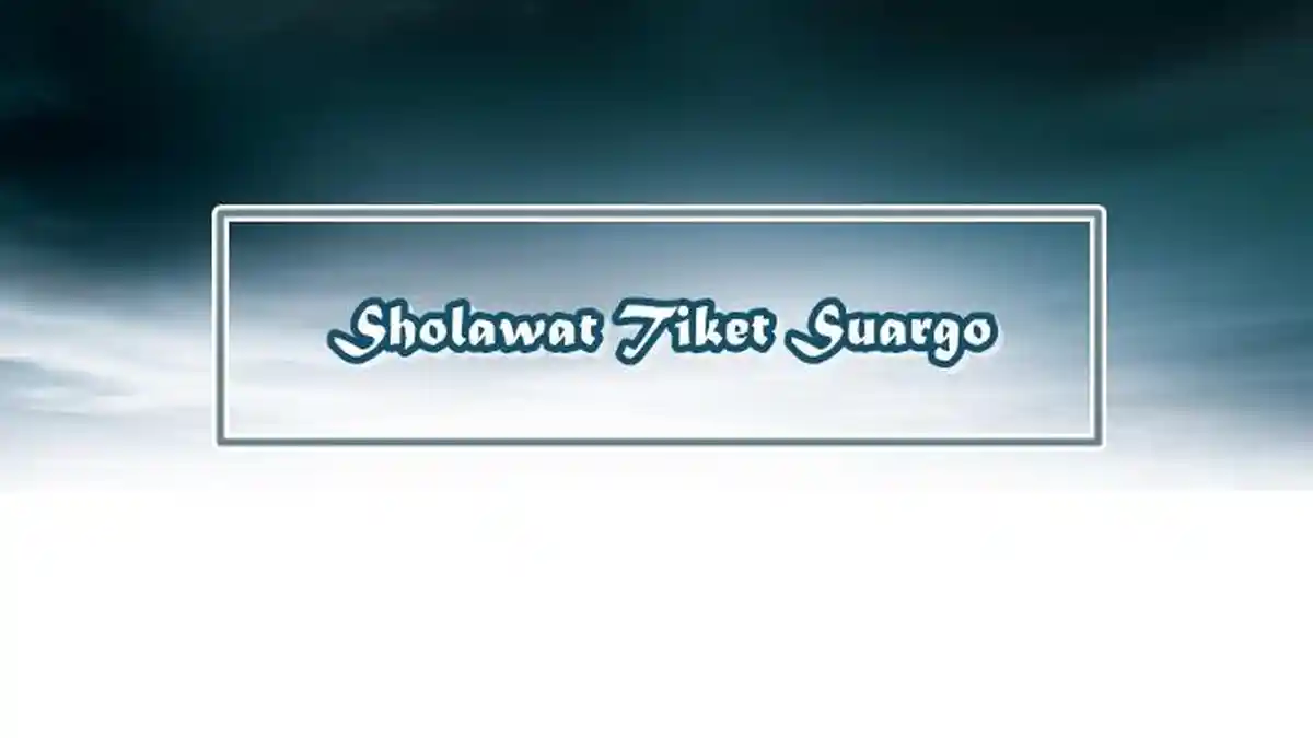 Lirik Sholawat Tiket Suargo, Lantunan Populer Bahasa Jawa Penuh Nasihat dari KH Maruf Islamuddin