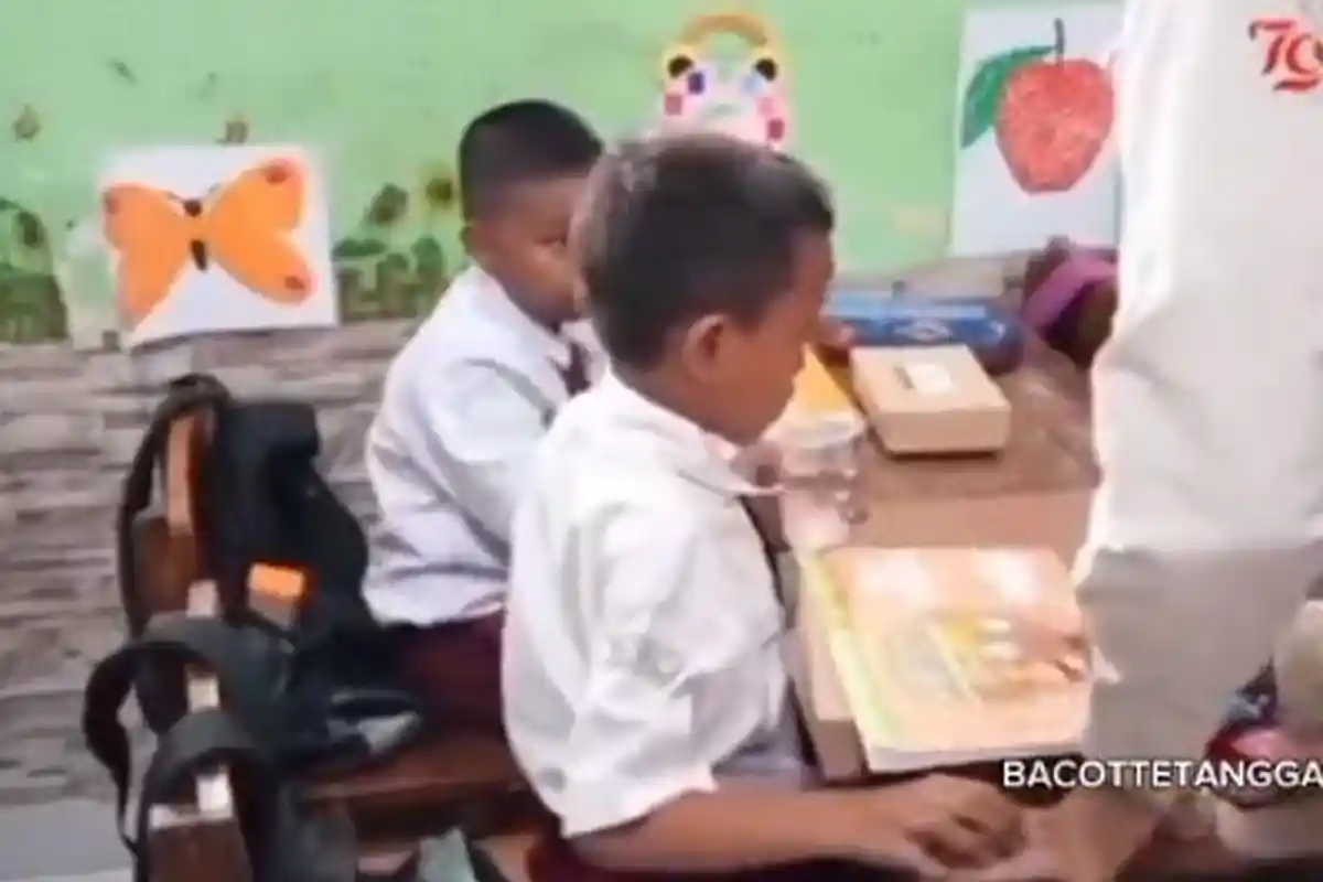 Tak Mau Cicip saat Uji Coba Makan Gratis, Siswa SD Pilih Bawa Pulang Buat Neneknya yang Sakit