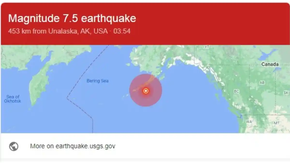 Alaska Diguncang Gempa Dahsyat, Tsunami Kecil Merambat Hingga Utara Papua