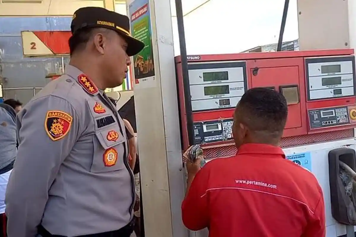 Kapolresta Kendari Sidak SPBU Antisipasi Kecurangan Pengisian BBM Subsidi, Lapor Jika Menyeleweng
