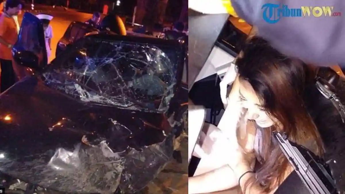 Wanita Bugil dan Lelaki Setengah Telanjang Ditemukan dalam Kecelakaan Mobil Suzuki