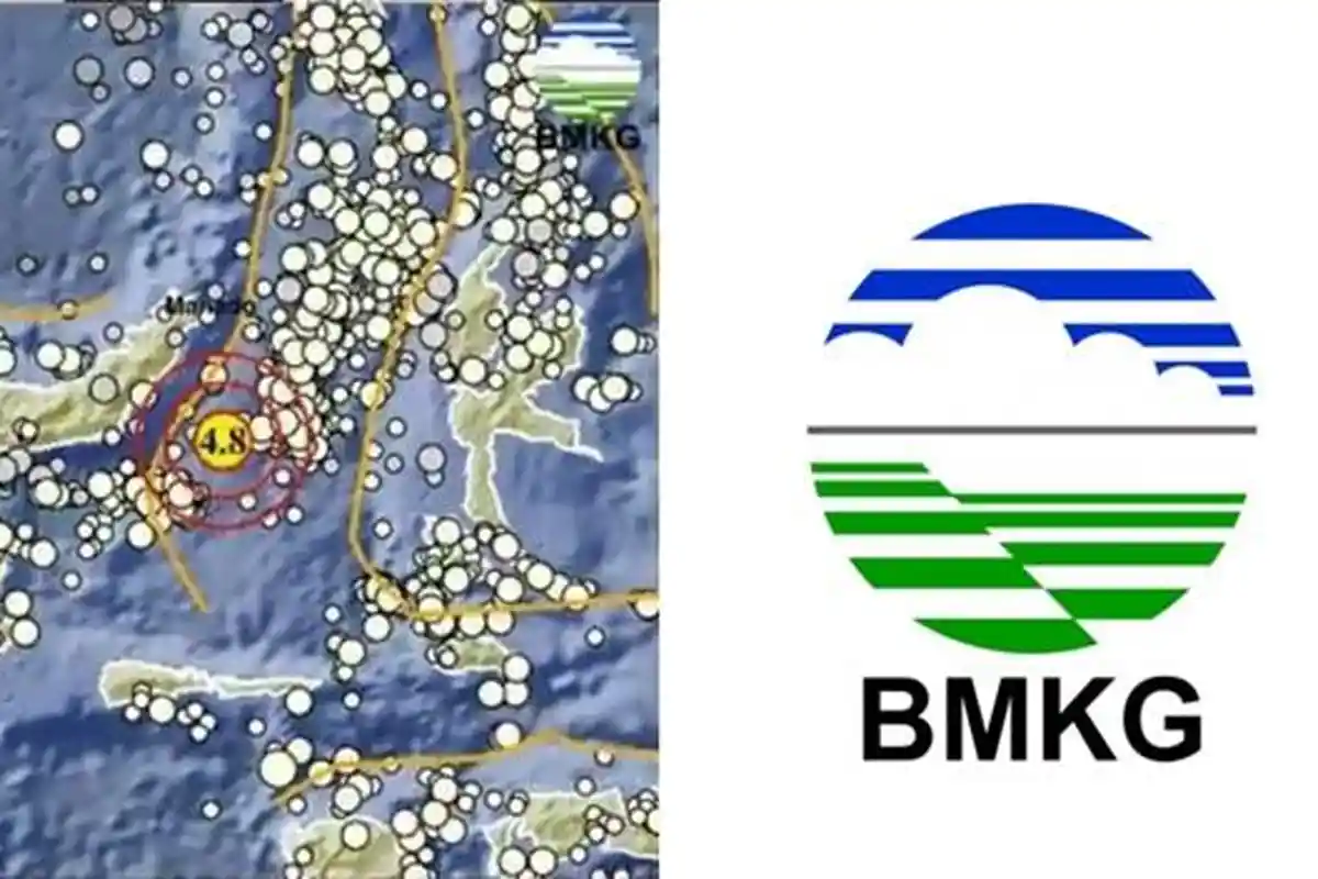 BMKG: Gempa Bumi M 4.8 Hantam Tutuyan Sulawesi Utara, Cek Pusat Gempa Terkini 2 Menit yang Lalu