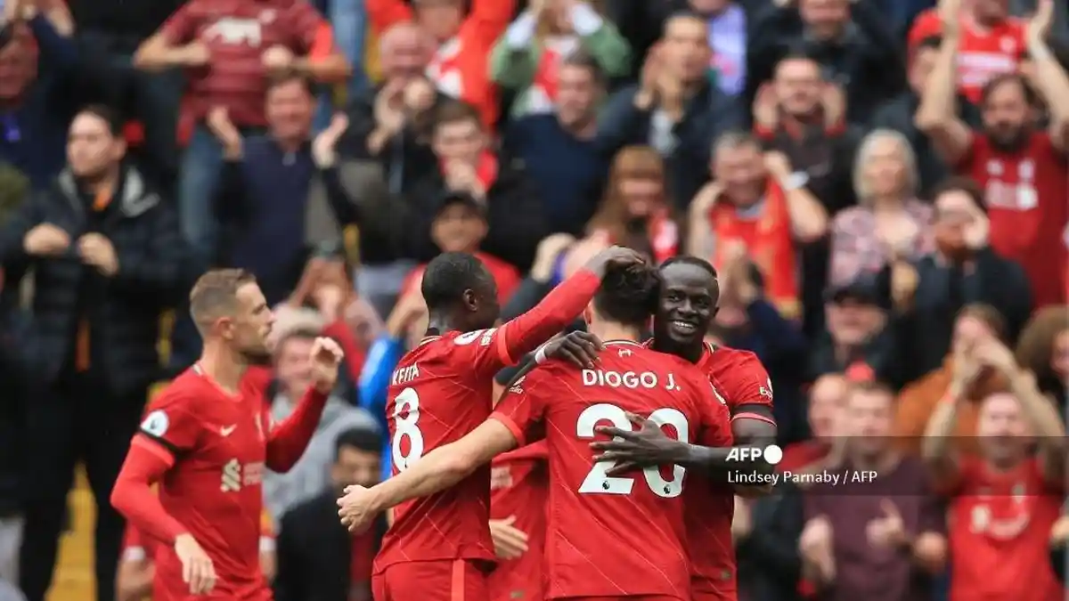 Hasil Liga Inggris - Mane & Jota Cetak Gol, Dendam Liverpool kepada Burnley Terbayar Lunas