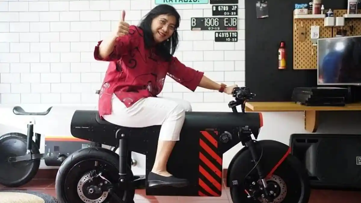 Motor Listrik Katalis EV 1000 Indonesia Siap Pamer Diri di Dunia