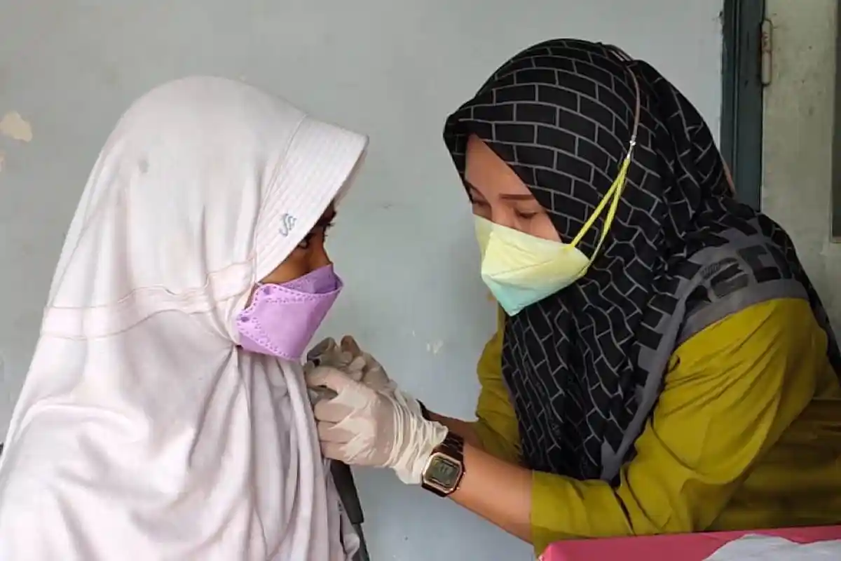 Vaksinasi Anak Usia 6-11 Tahun di Blora, Kepala SDN Tempelan Berharap Semua Siswa Bisa Tervaksin