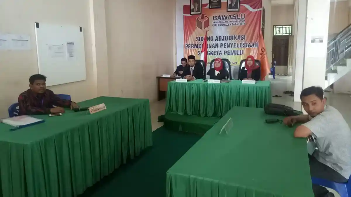 Panwaslih Abdya Kabulkan Gugatan Partai SIRA, Bacaleg Bertambah