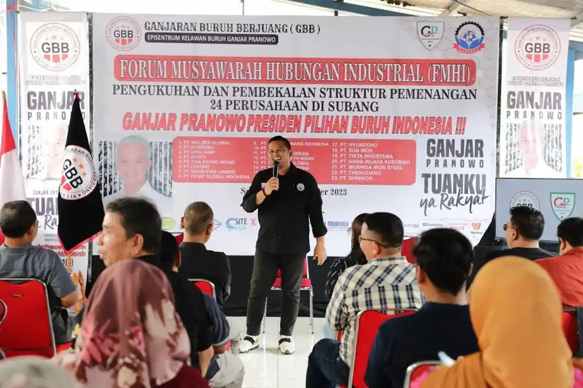 GBB Kukuhkan 24 Tim Pemenangan Capres Ganjar Pranowo Tingkat Perusahaan, Ini Konsep yang Diusung