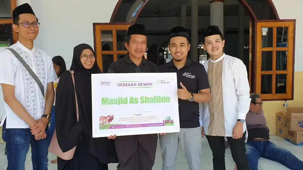 Bank Muamalat Sumbangkan 4 Sapi Kurban di Manado, Prioritaskan Daerah Terluar