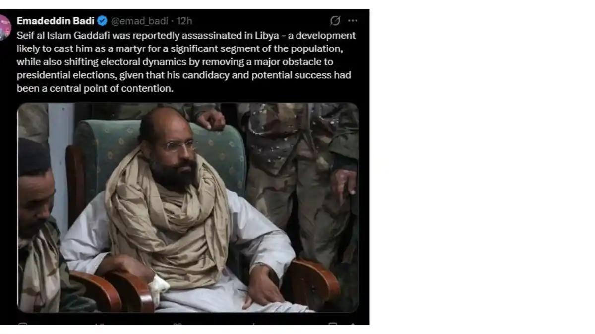 Sosok Saif al-Islam Gaddafi, Putra Eks Penguasa Libya Muammar Gaddafi dan Fakta tentang Kematiannya