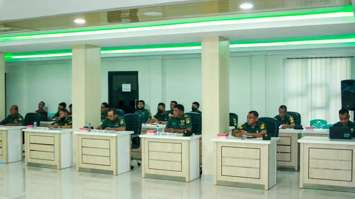 Korem Tadulako Gelar Pembinaan Rencana Tata Ruang Wilayah Pertahanan ...